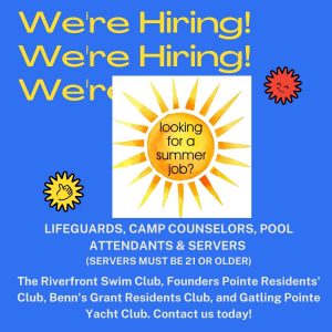 We are Hiring! Summer 2021