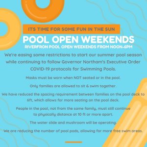 Pool Opens Weekends 2021