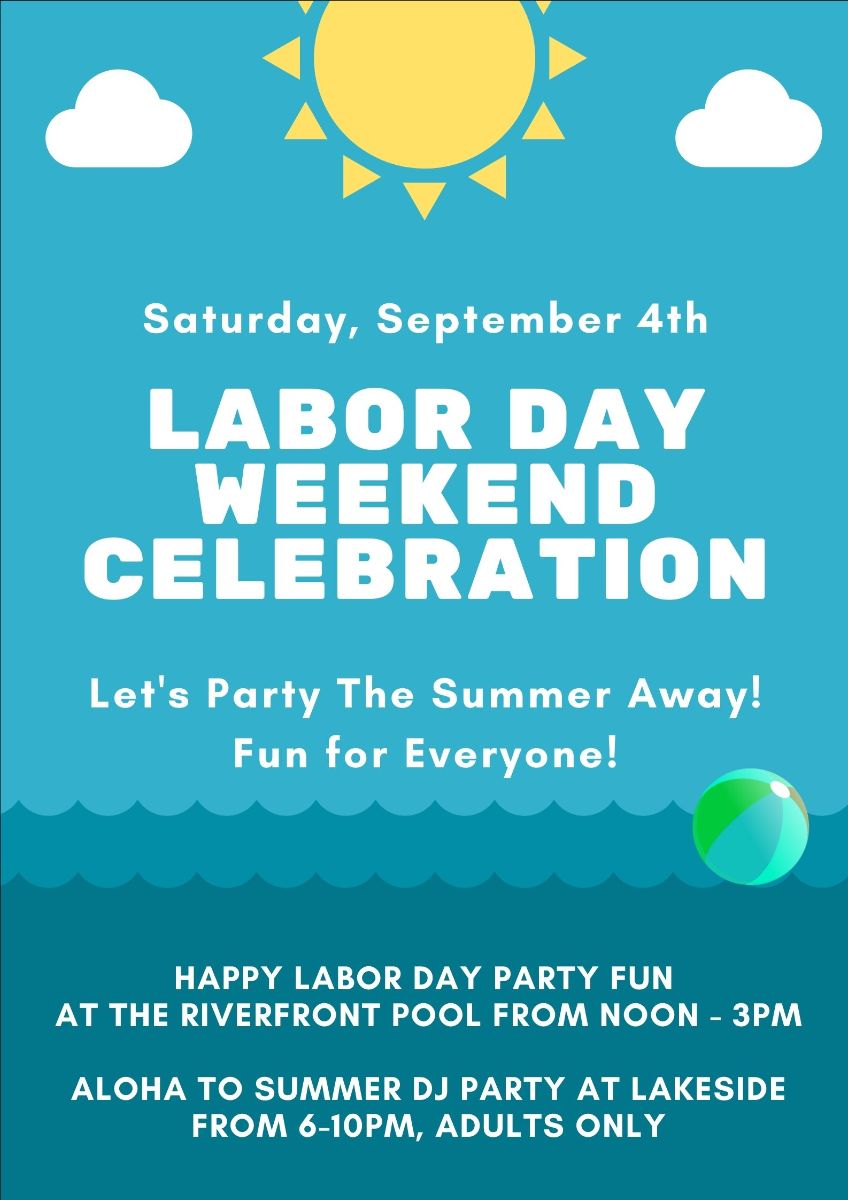 Labor Day Celebration 2021 Riverfront Swim Club