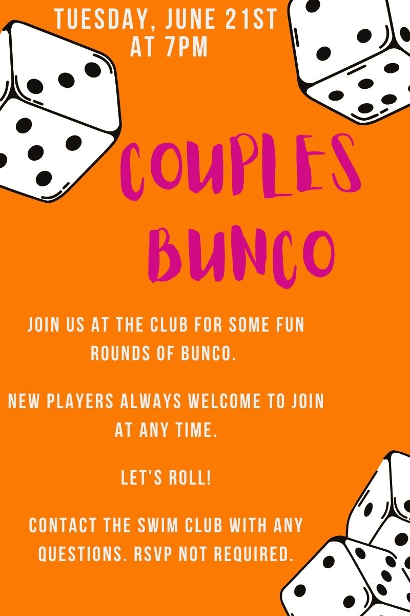 Couples BUNCO 6-22