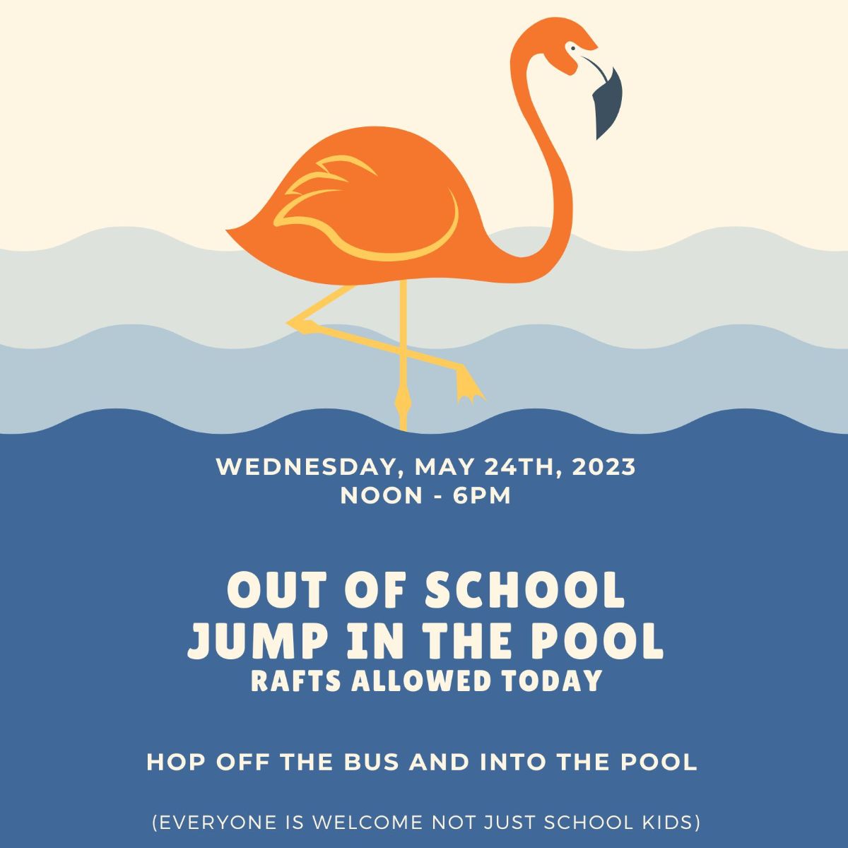 OUT OF SCHOOL JUMP IN THE POOL 2023