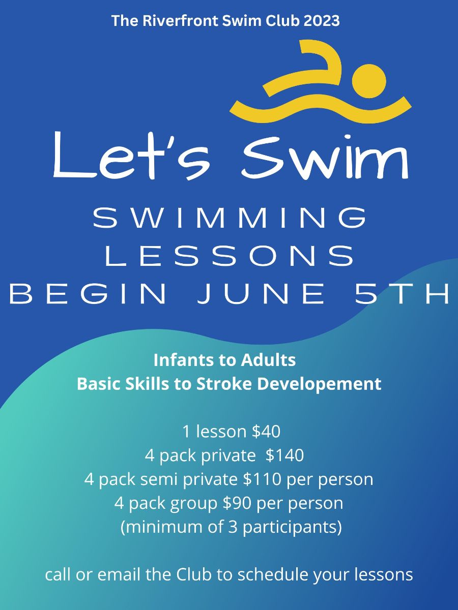 Lets Swim SWIMMING LESSONS BEGIN JUNE 5TH