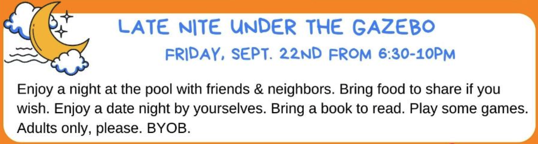 Late Nite Under the Gazebo Sep 2023