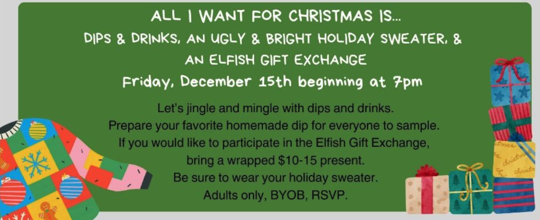 ALL I WANT FOR CHRISTMAS 2023