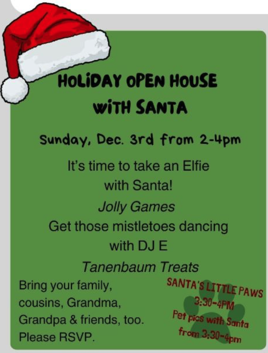Holiday Open House with Santa 2023