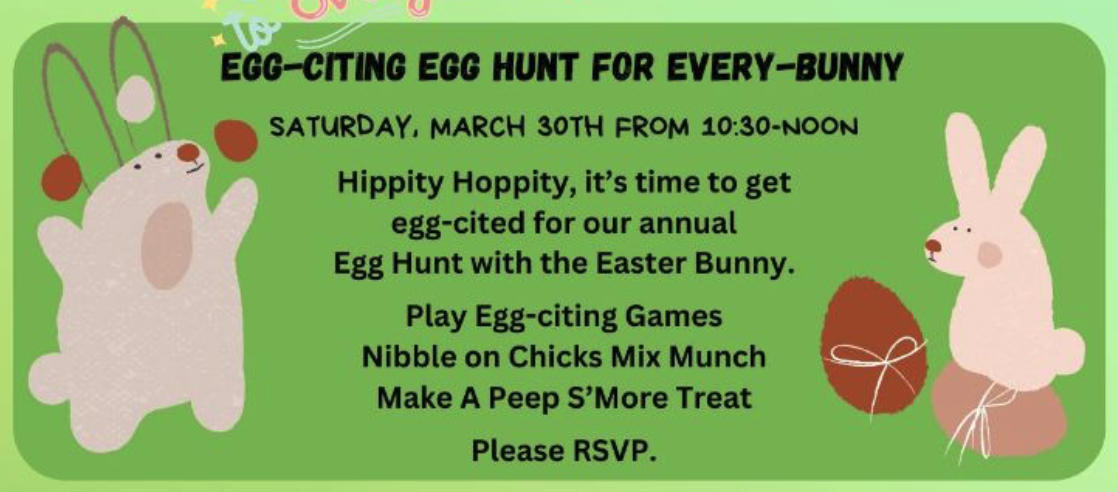 EGG-CITING EGG HUNT FOR EVERY-BUNNY