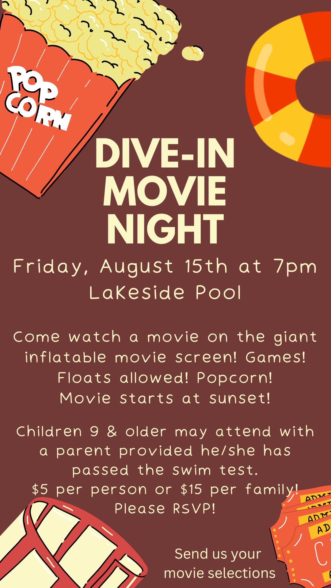 Dive in Movie Night August 2025
