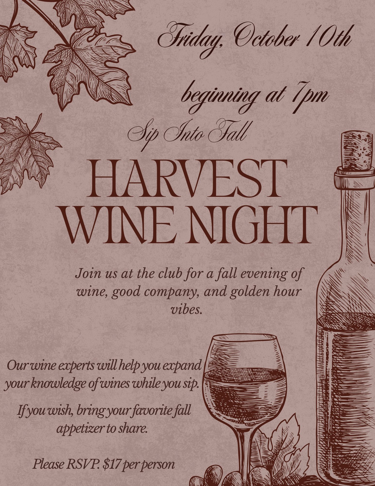HARVEST WINE NIGHT