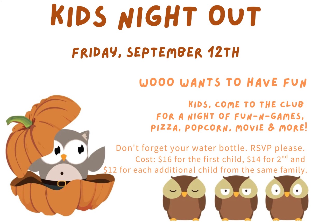 kids night out September 2025