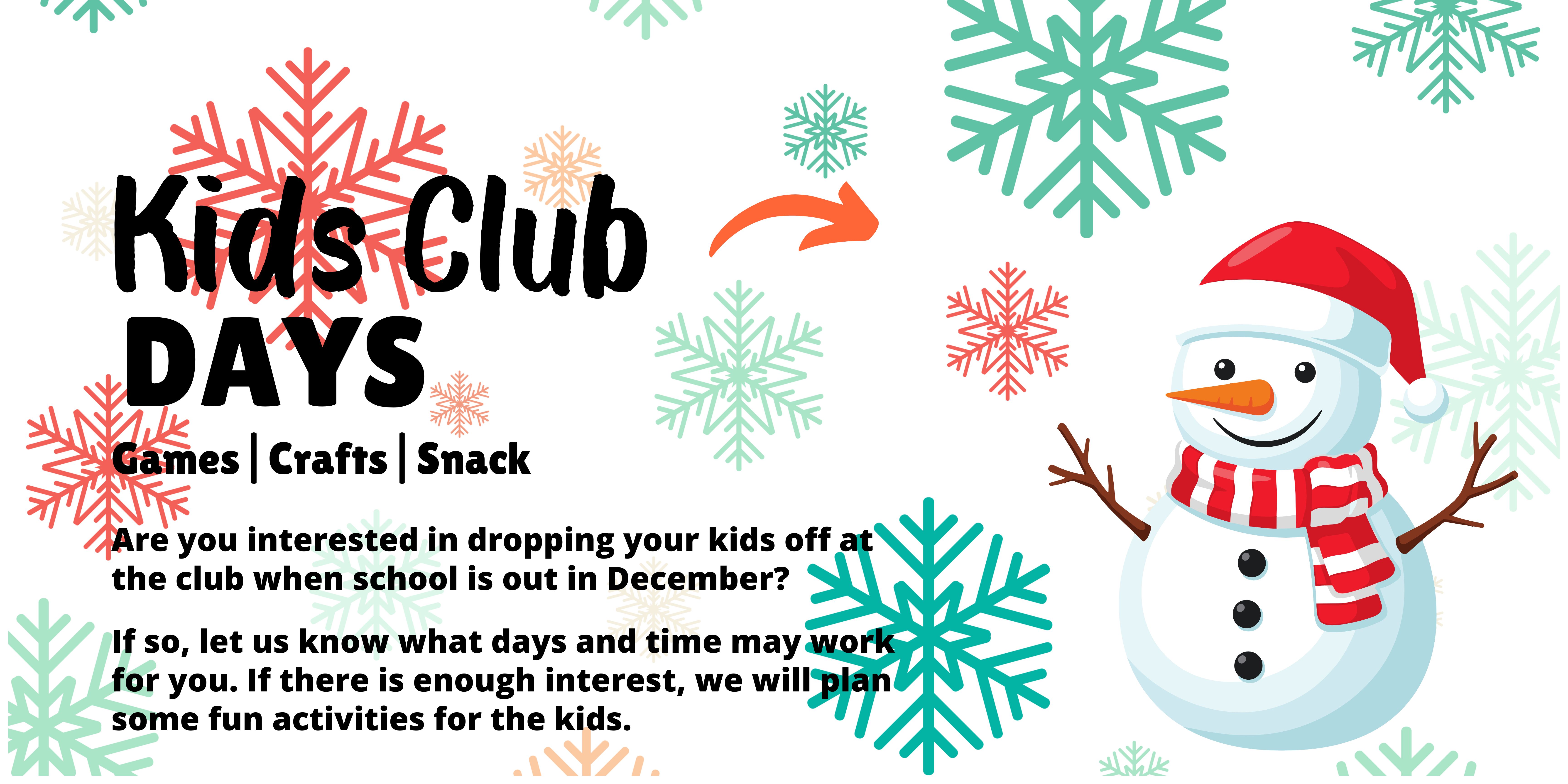 Kids Club DAYS 12 2025