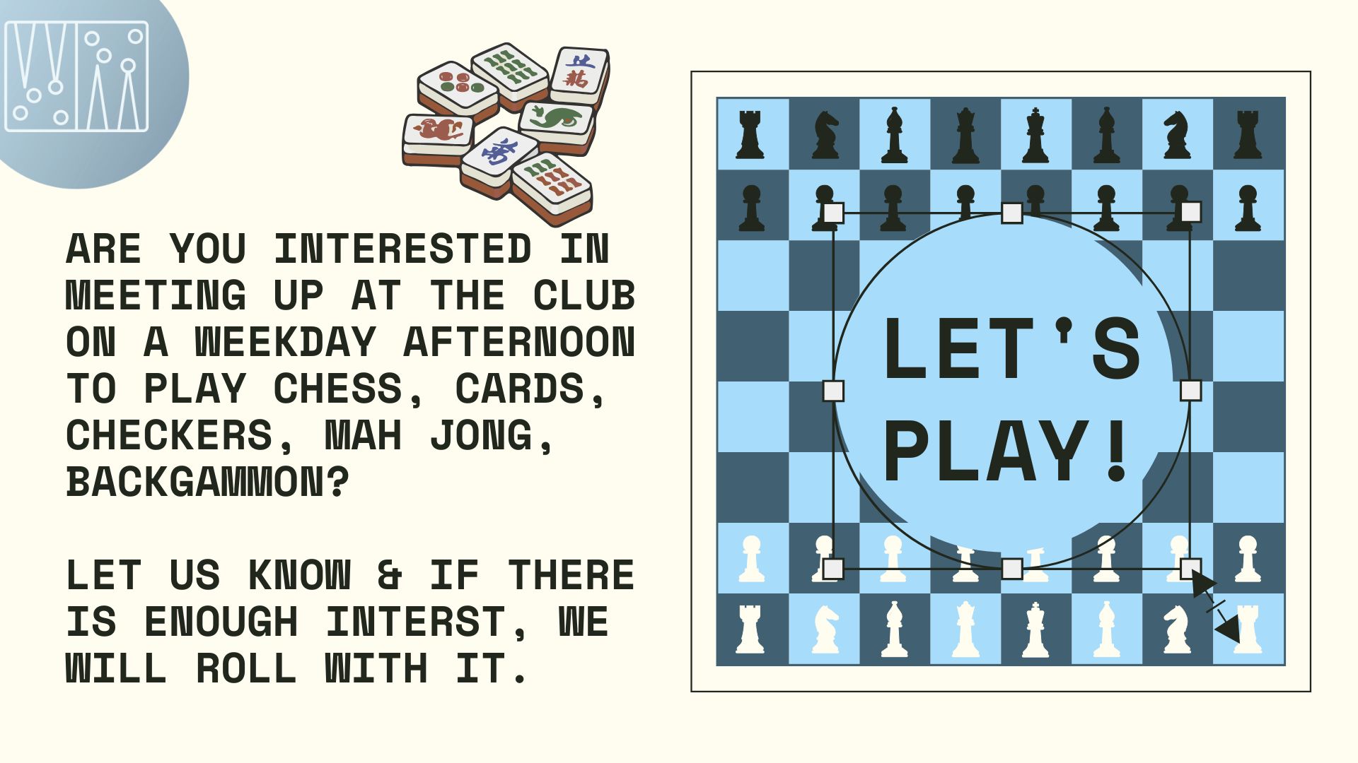 ARE YOU INTERESTED IN MEETING