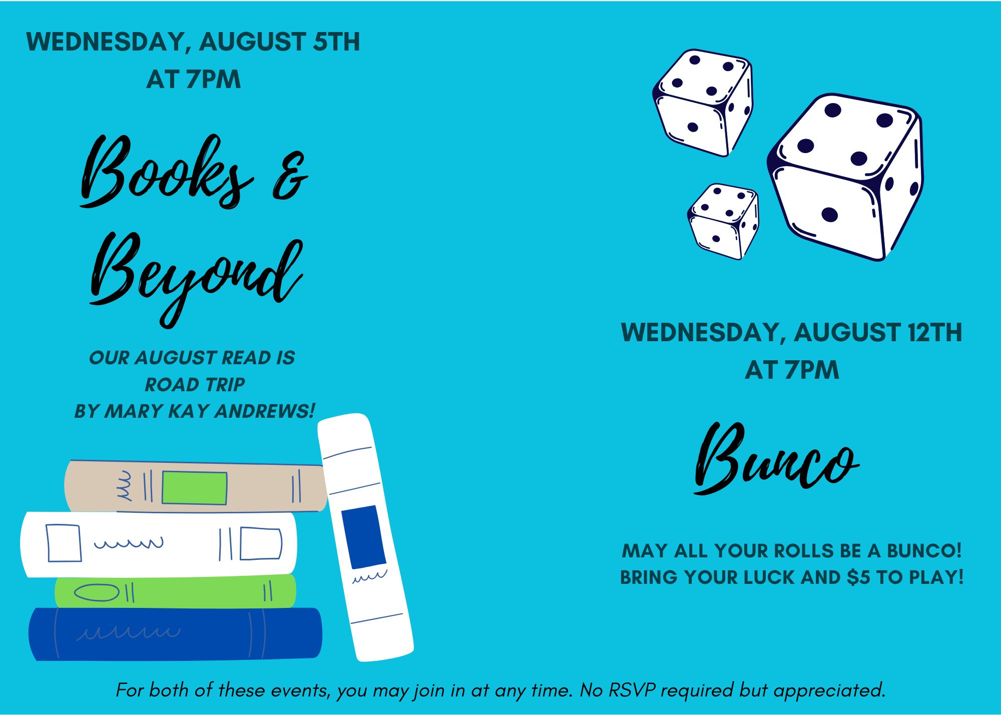 2026 Aug Books and Beyond and Bunco