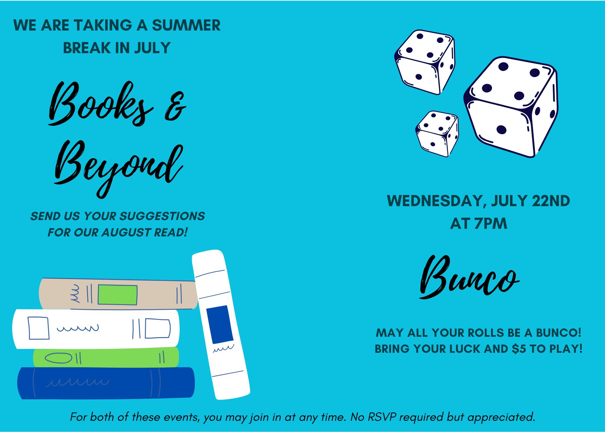 Bunco July 2026