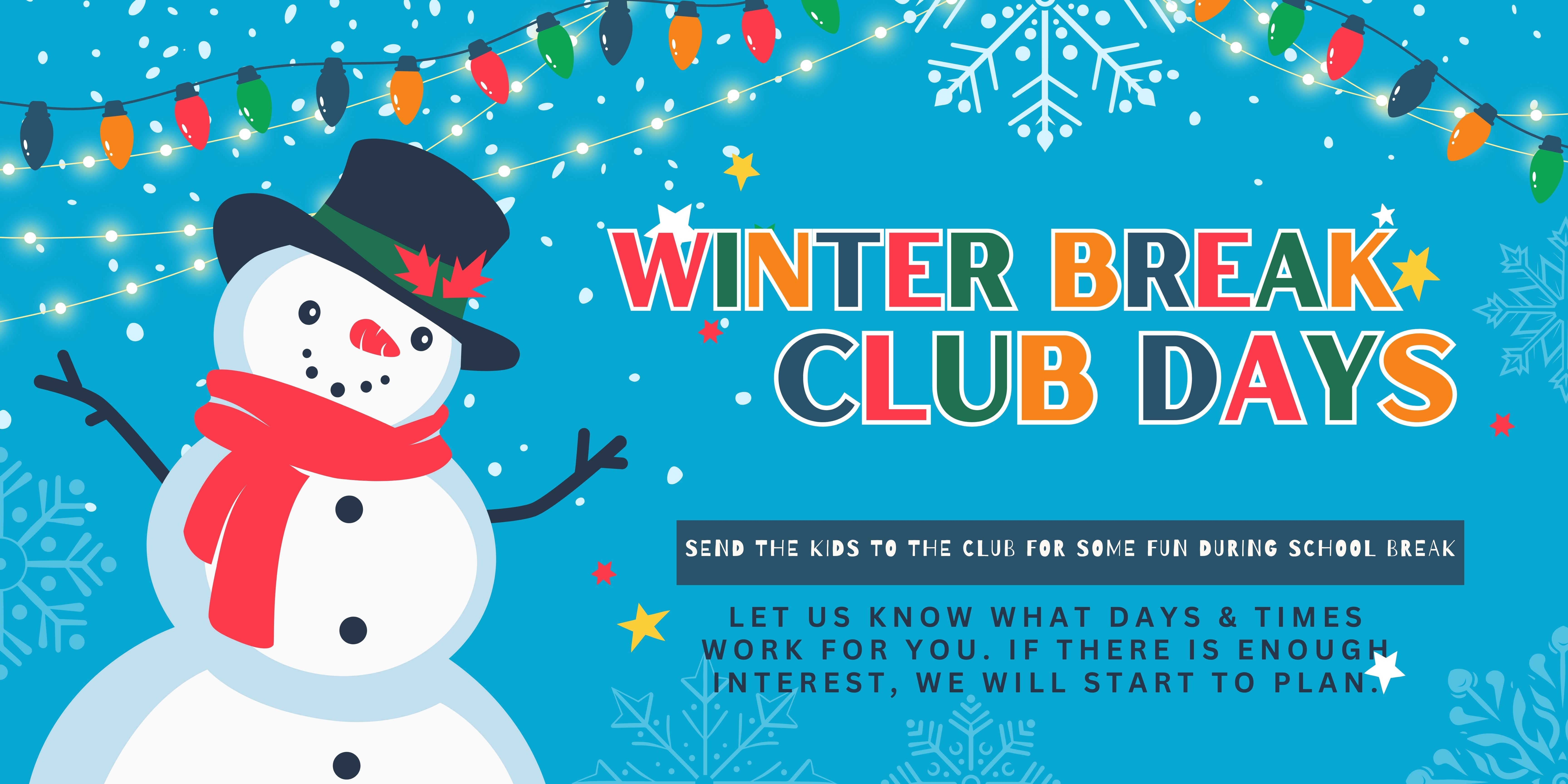 Winter Break Kids Day 2026